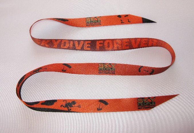 Затяжка (тявочка) Skydive Forever, оранжевая